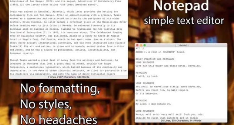 Notepad for Mac
